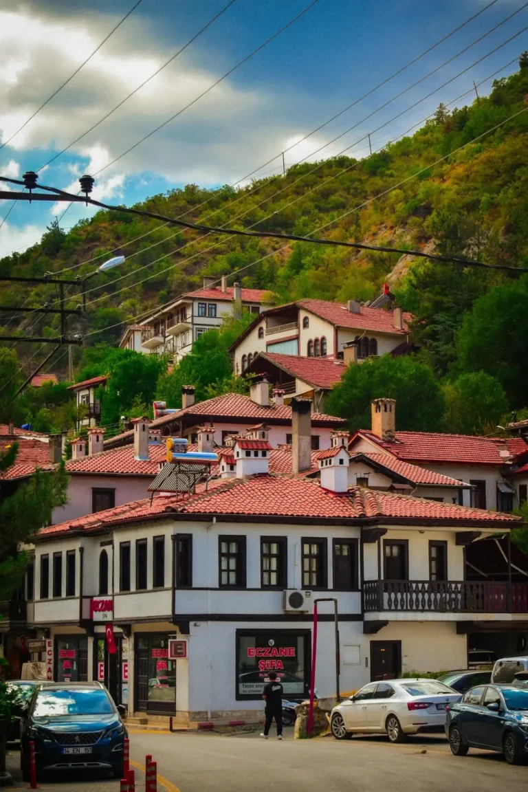 Traditional Ottoman houses in Goynuk village near Bursa