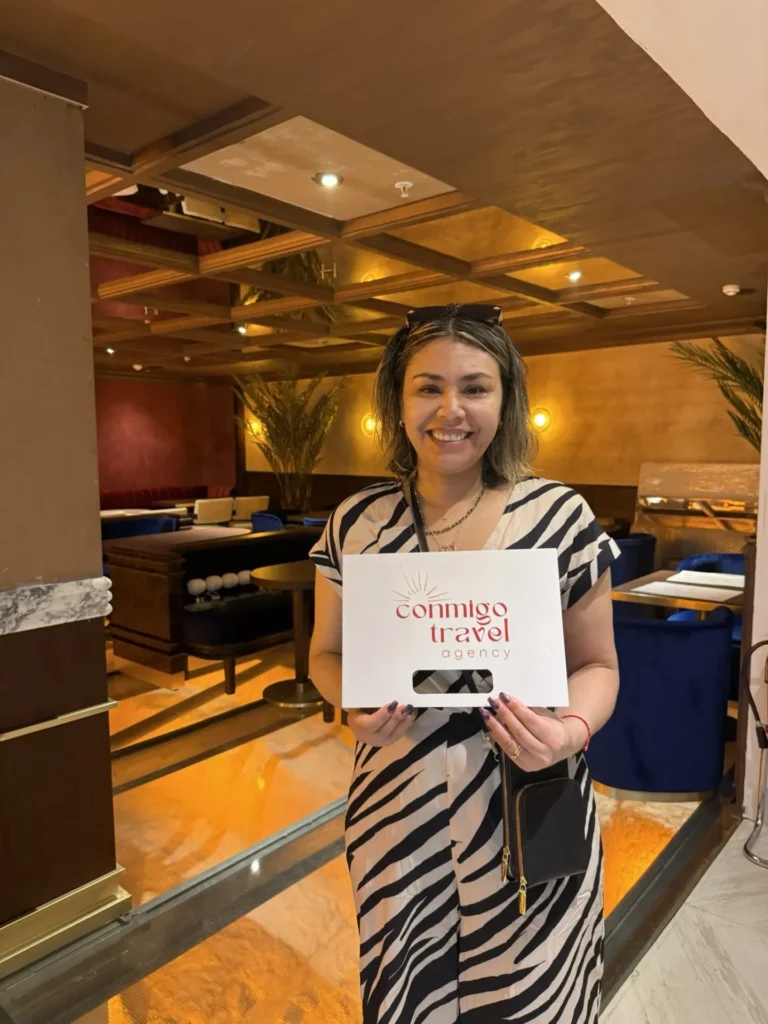 Conmigo Travel guide ready to welcome guests at hotel
