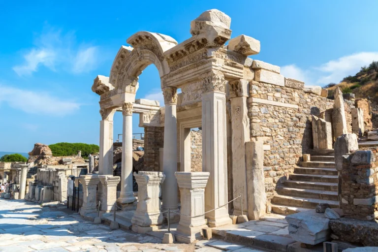 Overview of Ephesus ancient city ruins