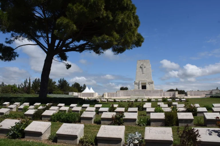 Lone Pine Cemetery war memorial at Gallipoli, Turkey