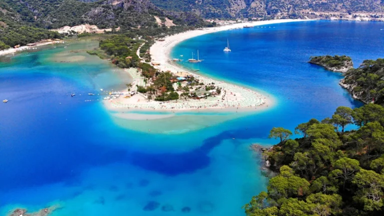 Oludeniz Blue Lagoon beach with turquoise waters