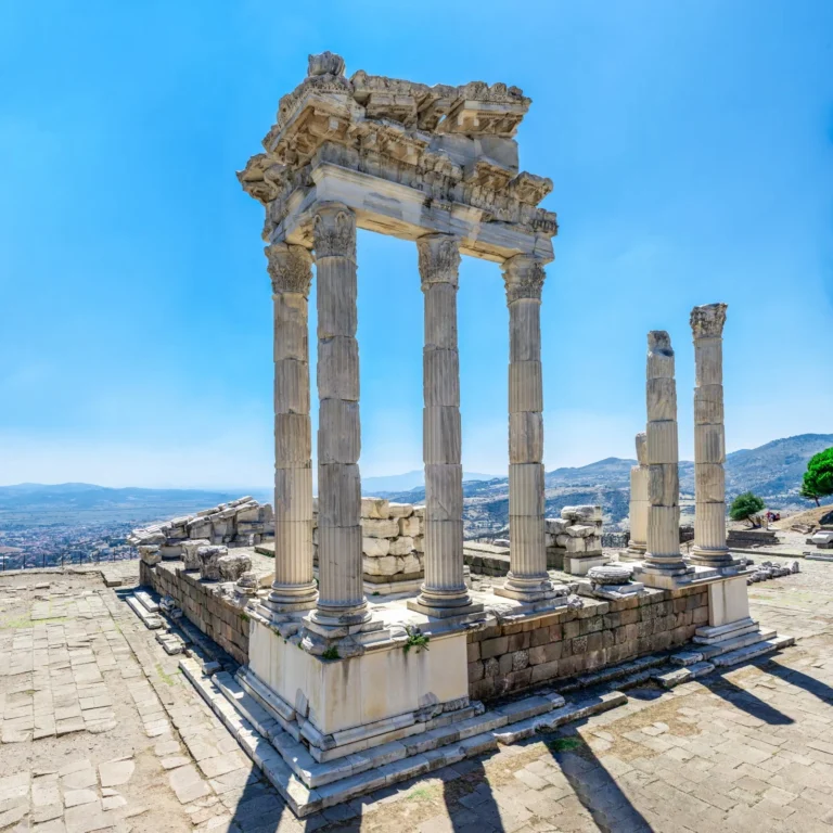 Temple of Dionysus at Pergamon ancient city, Turkey