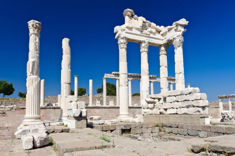 Temple of Trajan at the Pergamon Acropolis, Turkey