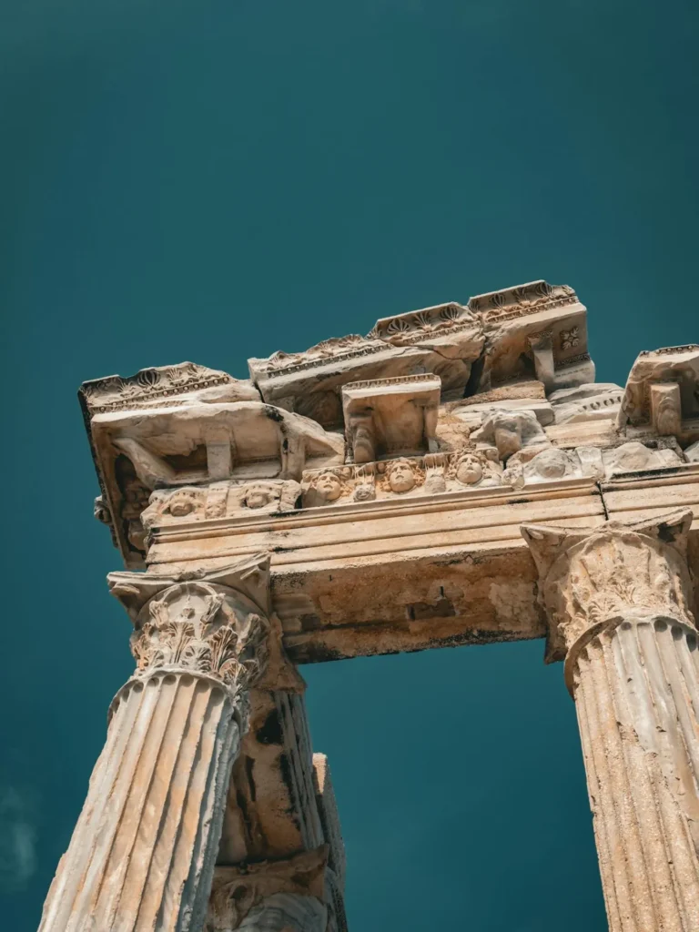 Ancient Roman ruins in Side, Antalya