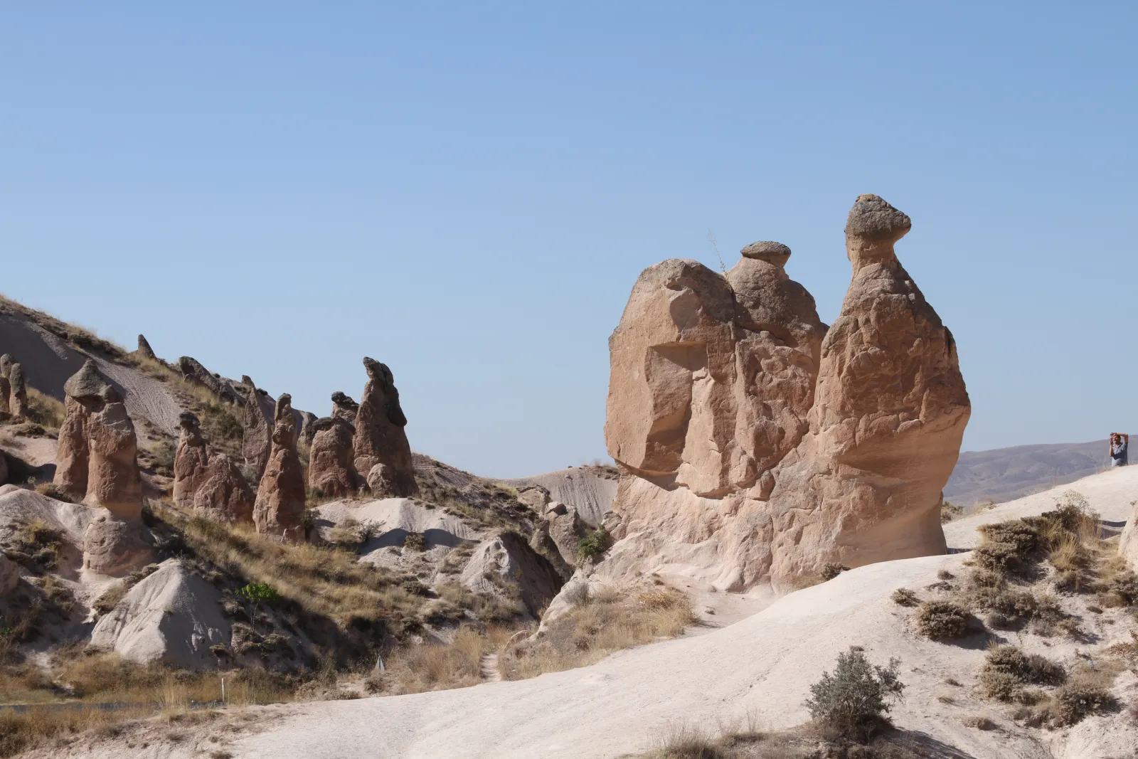 The camel-shaped rock formation at Devrent Imagination Valley in Cappadocia