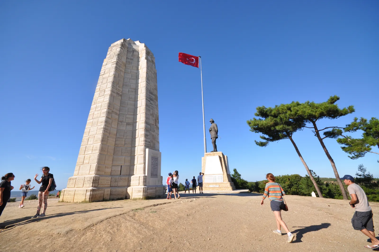 The Chunuk Bair New Zealand National Memorial on the Gallipoli Peninsula