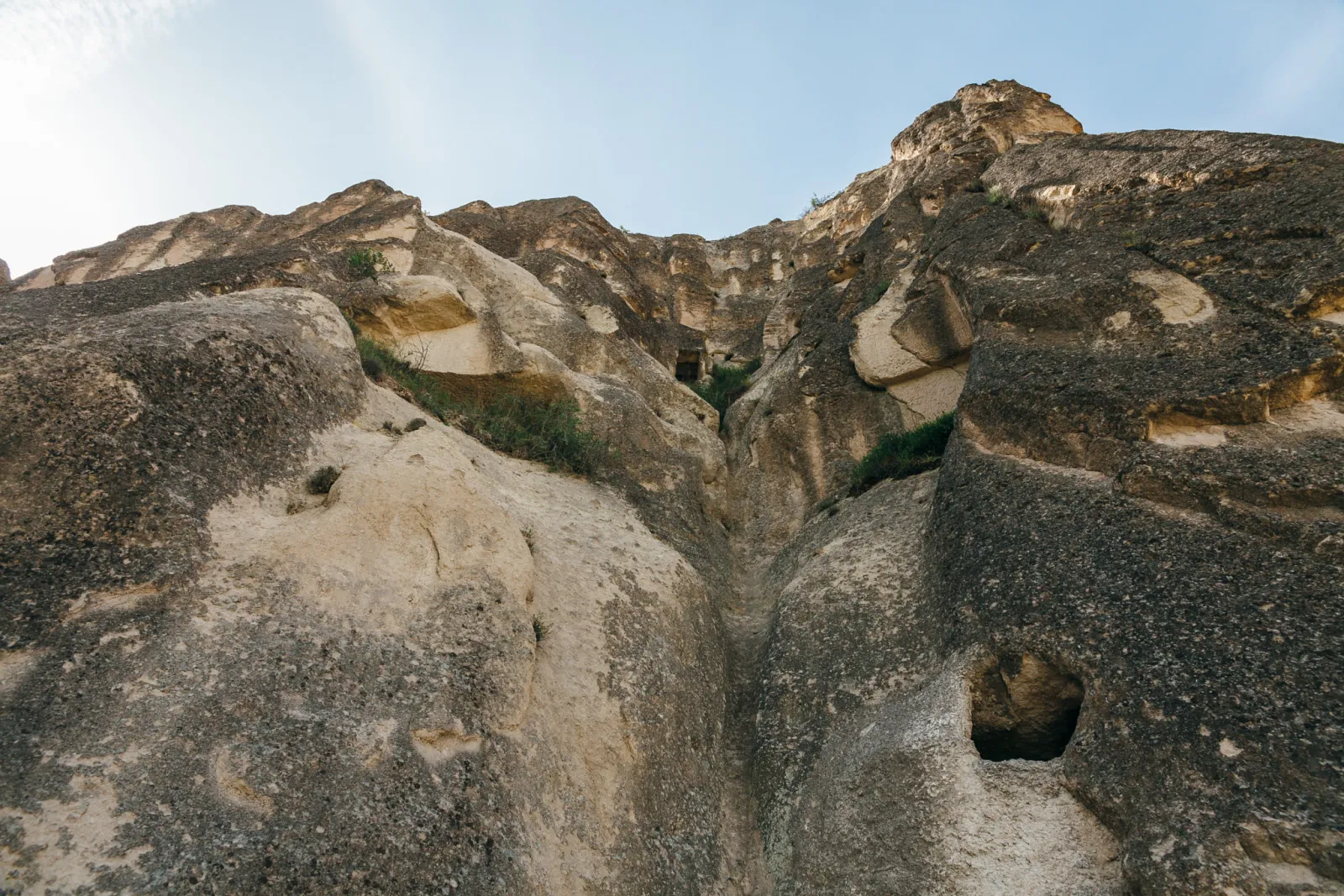 Rock-cut churches and fairy chimneys at the Goreme Open Air Museum in Cappadocia