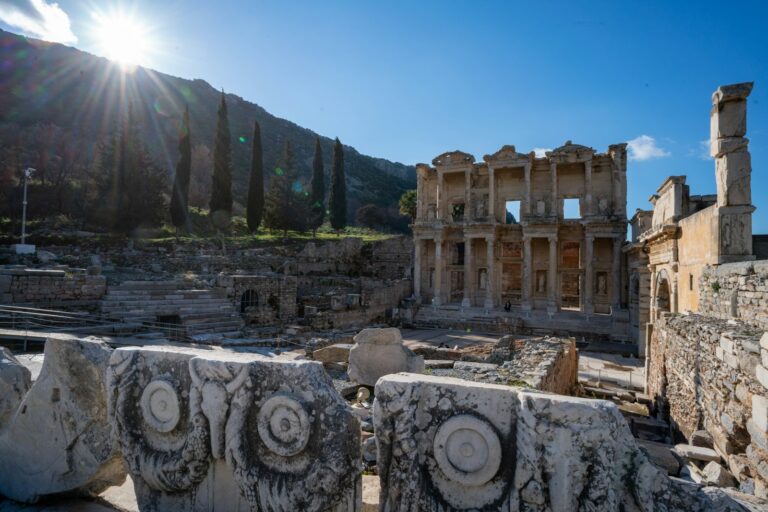 Library of Celsus ancient facade at Ephesus