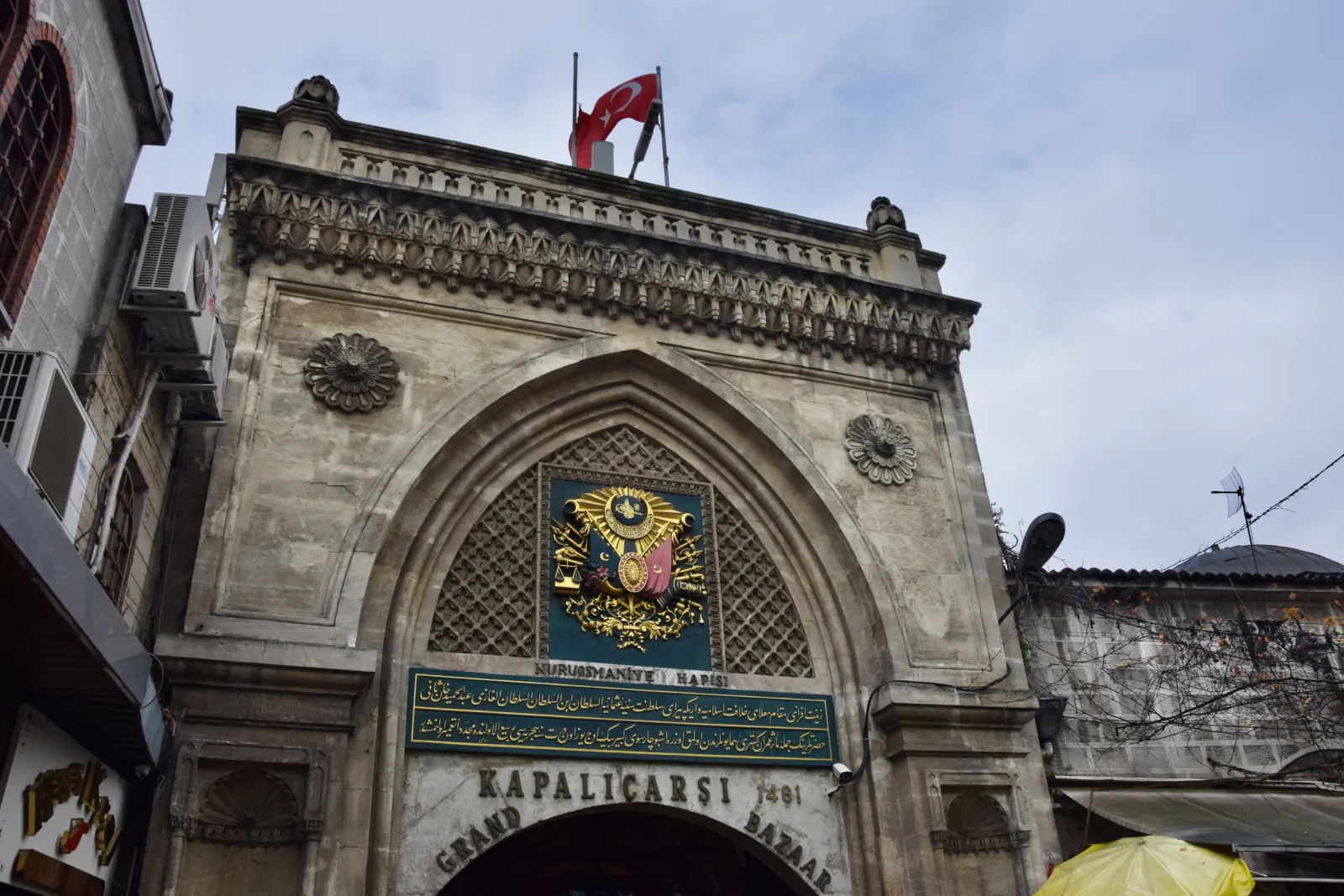 Shops inside the Grand Bazaar in Istanbul, where cash is often preferred